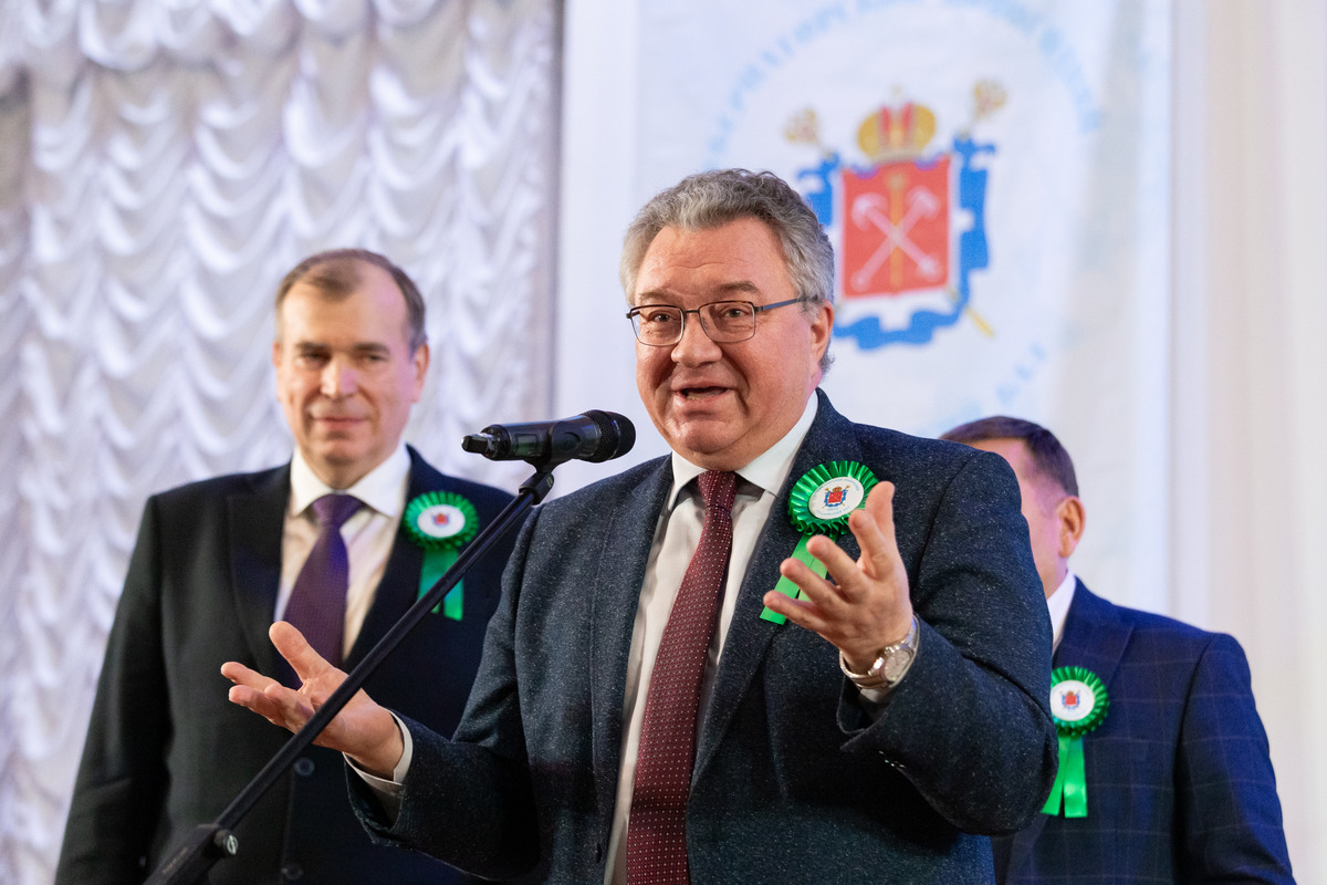 Rector of SPbPU Andrei Rudskoi and Chairman of the Committee for Science and Higher Education Andrei Maximov