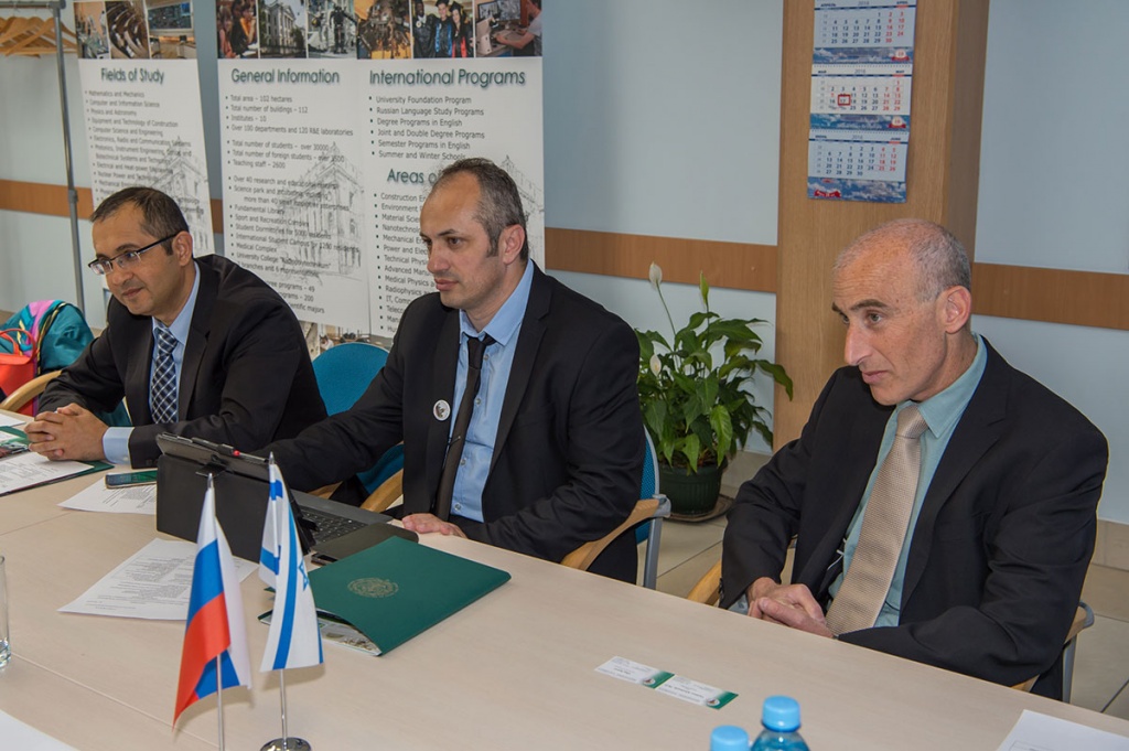 SPbPU Received a Visit of Israel's Consul General and Representatives from Ariel University  Israel