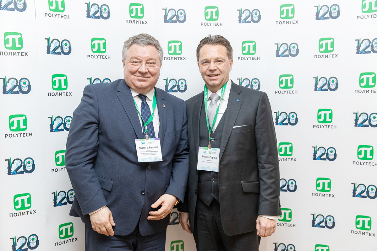 Peter the Great St. Petersburg Polytechnic University together with its strategic partner Leibniz University Hannover will celebrate the 35th anniversary of cooperation 