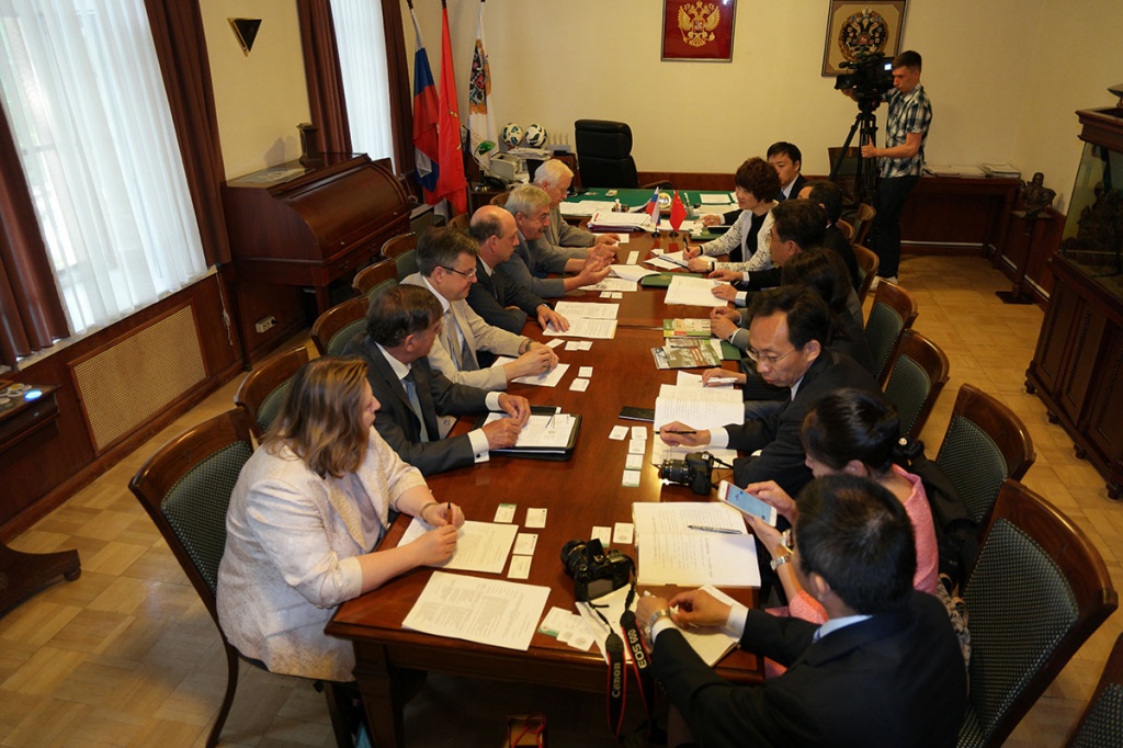 The Delegation of the State Committee of Foreign Experts  China  Visits SPbPU