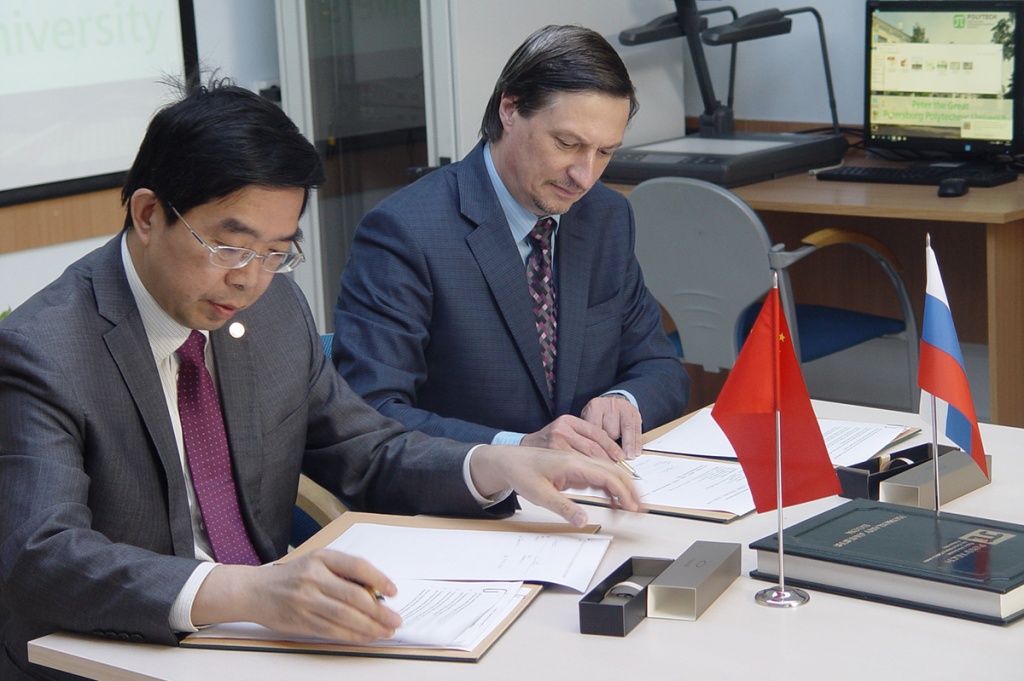 SPbPU and Jiao Tong University come to an agreement on cooperation and student exchange