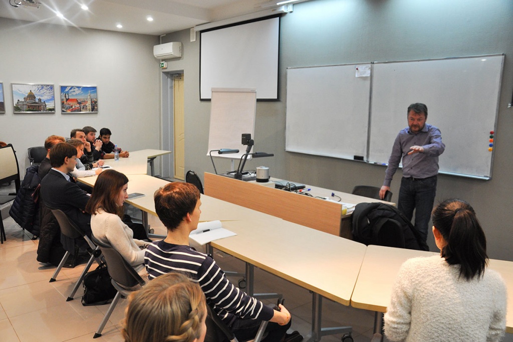 Professor TU Berlin told SPbPU's students about Innovation Business