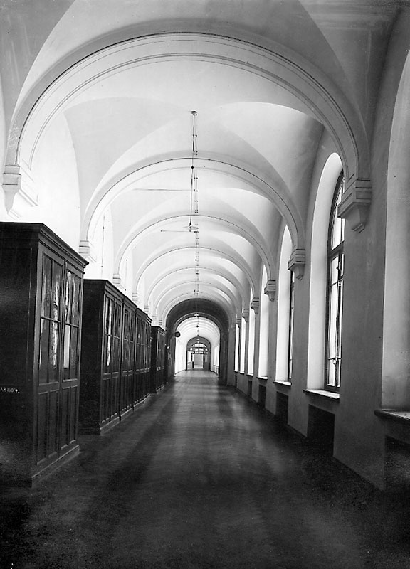 Corridor in the Chemistry Building. 1902 