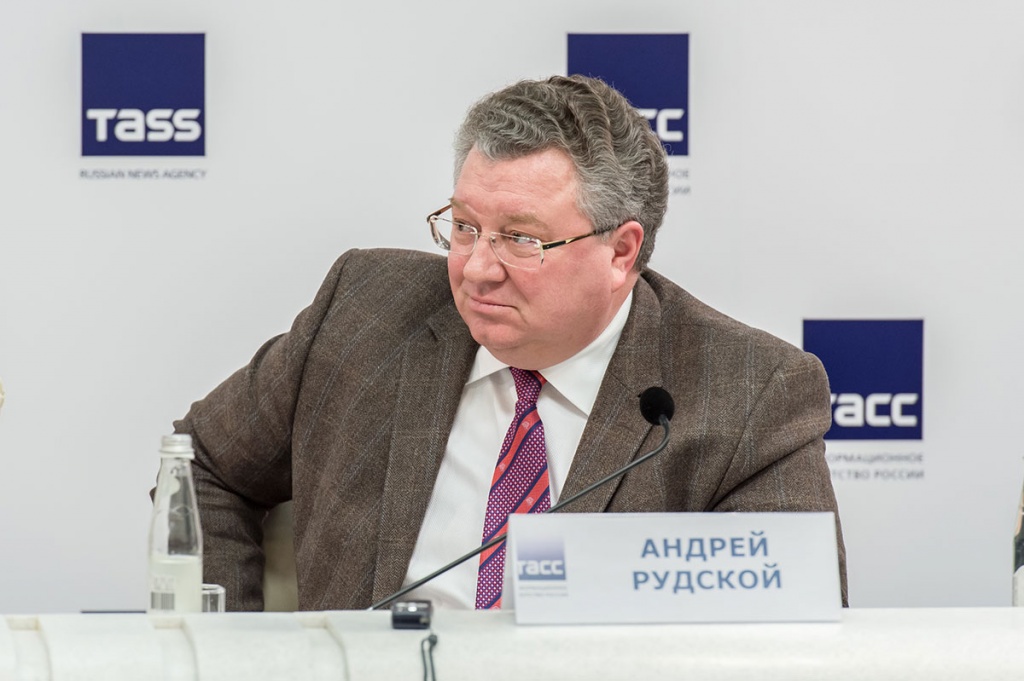 SPbPU Rector A.I. Rudskoy Sharing his Thoughts on Competitiveness of Russian Universities at the Press Conference in TASS