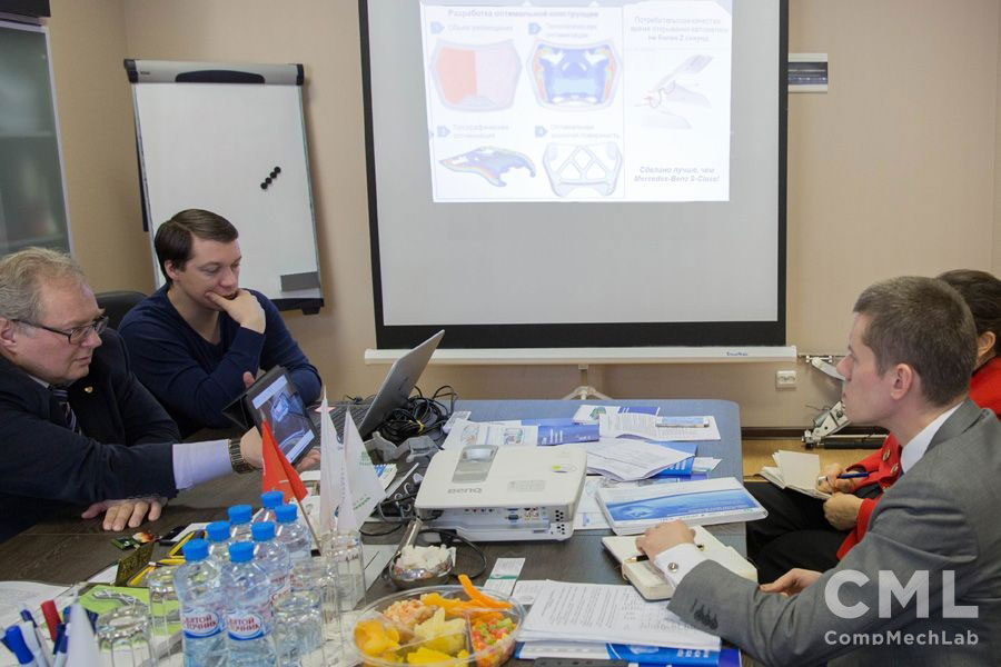 Representatives of URSC and Roscosmos State Corporation Visited SPbPU Engineering Center