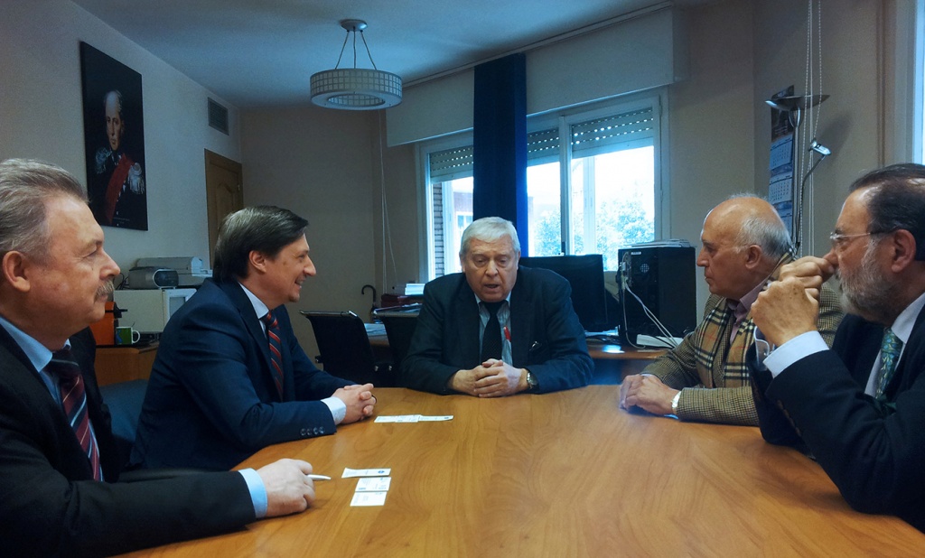 Anticipating opening of the University’s Information Center: Governor of St. Petersburg visited Madrid