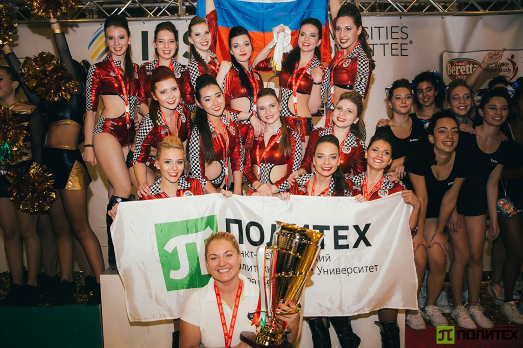 Rome is taken over: Polytech cheerleading team – winner of the international championship 