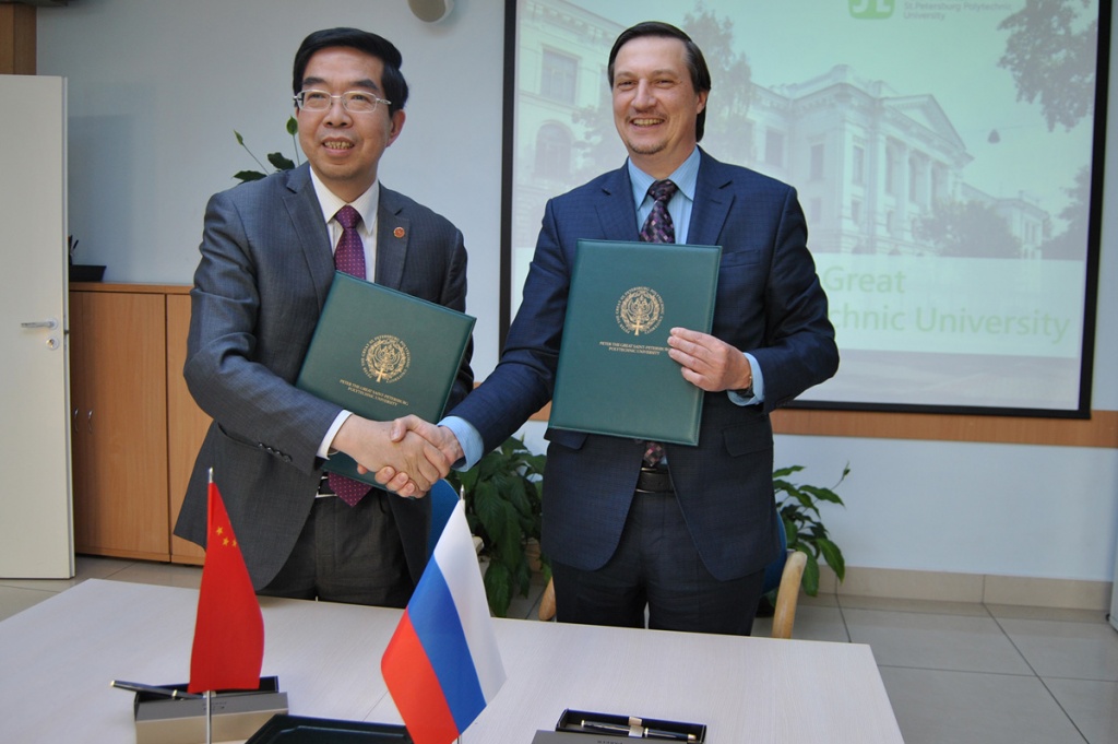 SPbPU and Jiao Tong University come to an agreement on cooperation and student exchange