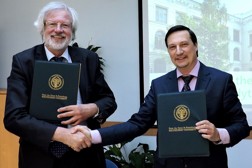 SPbPU Signed an Agreement of Intent with the Delegation of the Free University of Brussels