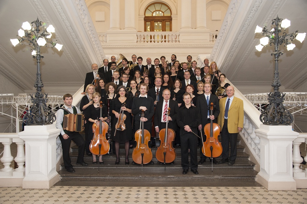 The White Hall of SPbPU, in turn, hosted the University Orchestra of Graz