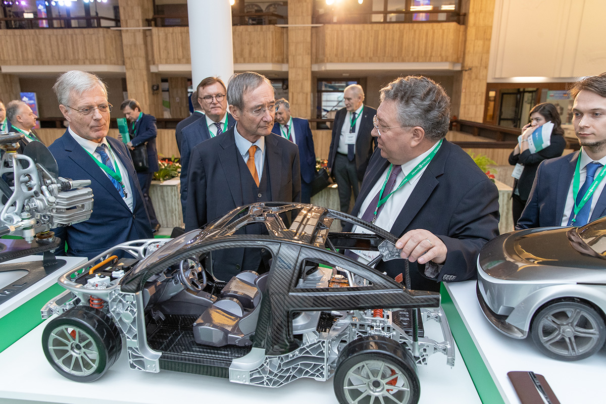 At the Days of the Polytech in Berlin forum, an exhibit of scientific developments was opened