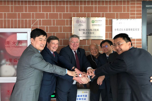 SPbPU Rector Andrei Rudskoi delivered a lecture within the frameworks of the project “Tsinghua Global Vision Lecture” and led a ceremonial inauguration of a laboratory in China