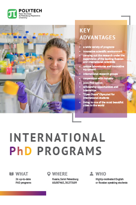 List of International PhD programs