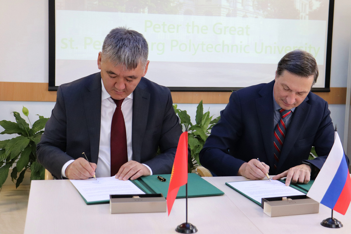 Osh State University and SPbPU sign cooperation agreement Osh State University and SPbPU sign cooperation agreement