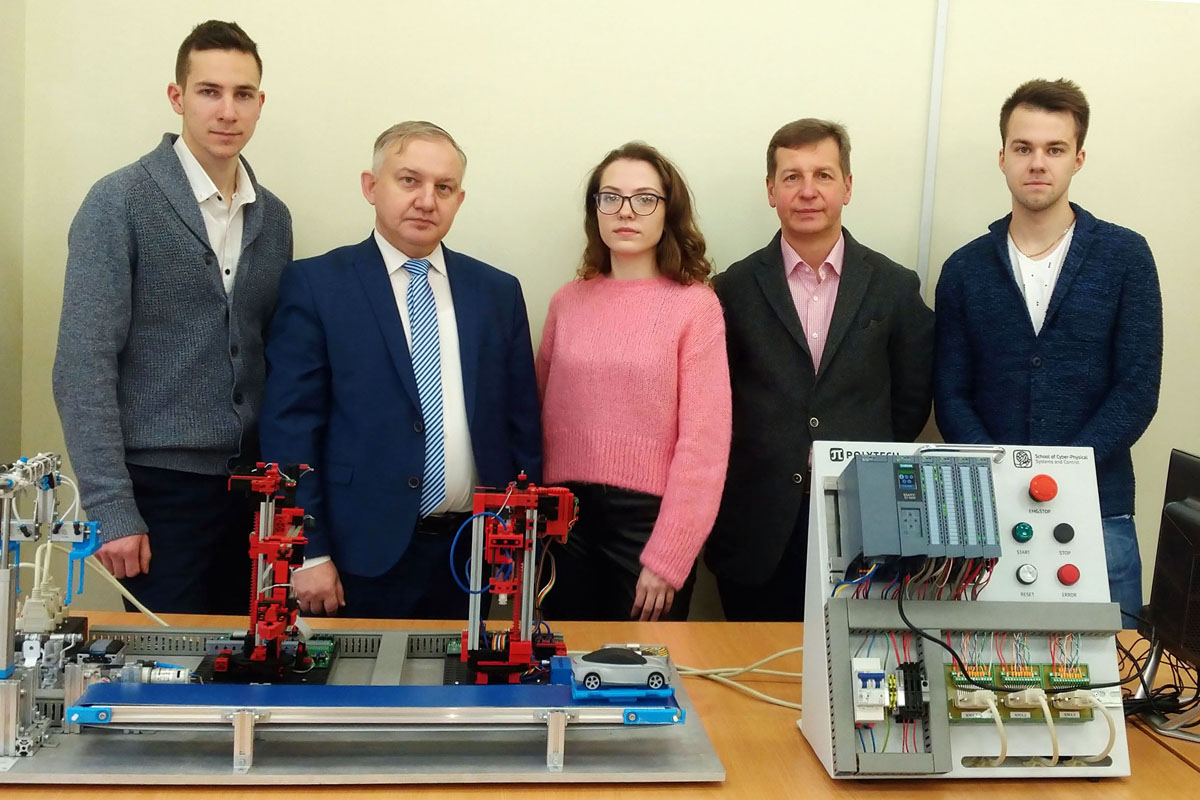 SPbPU and BRU launch a joint network laboratory for intelligent robotics