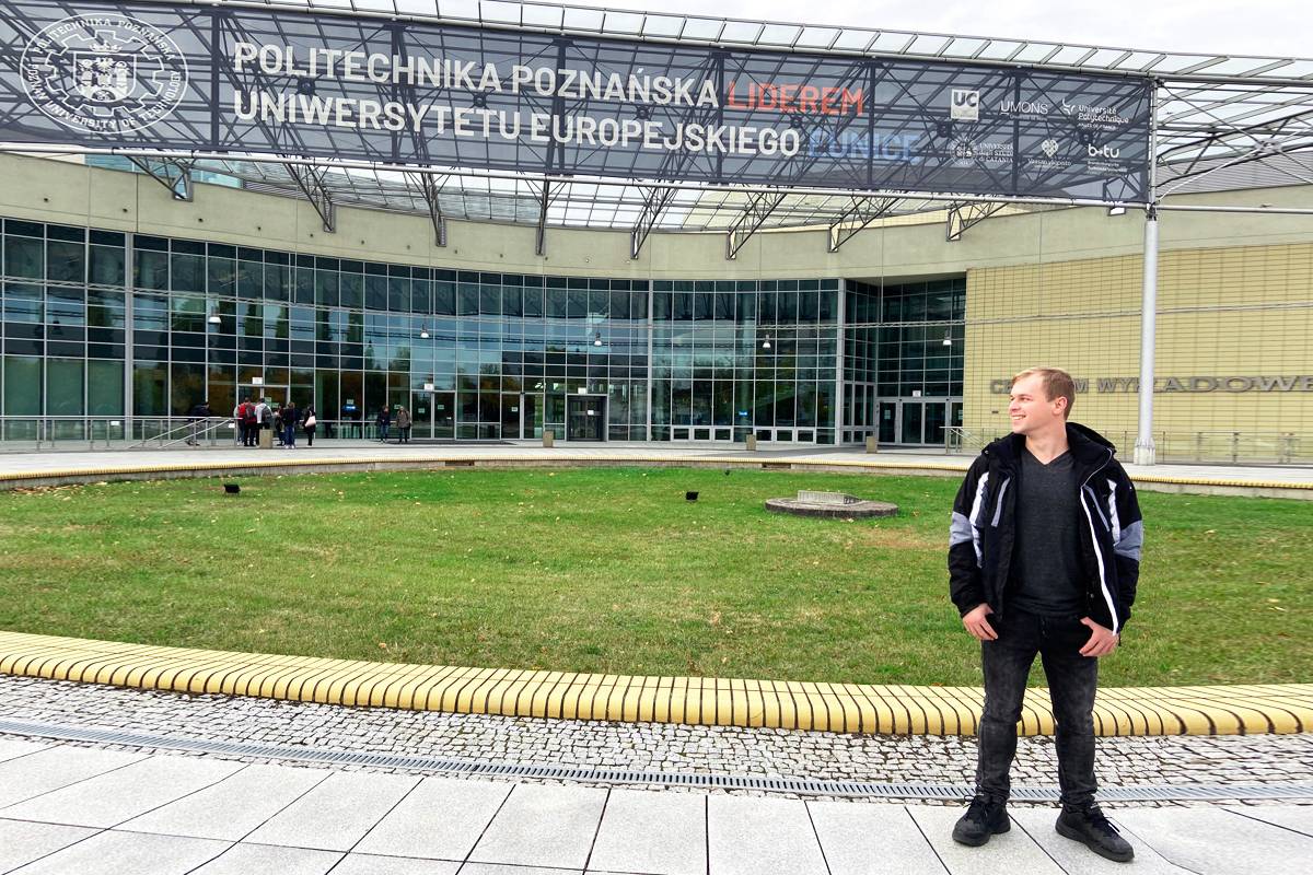 A student from SPbPU went to Poznan Technical University for a semester A student from SPbPU went to Poznan Technical University for a semester