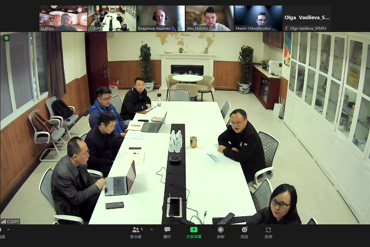 Employees of the official representative office of SPbPU in Shanghai had talks with partners in China 