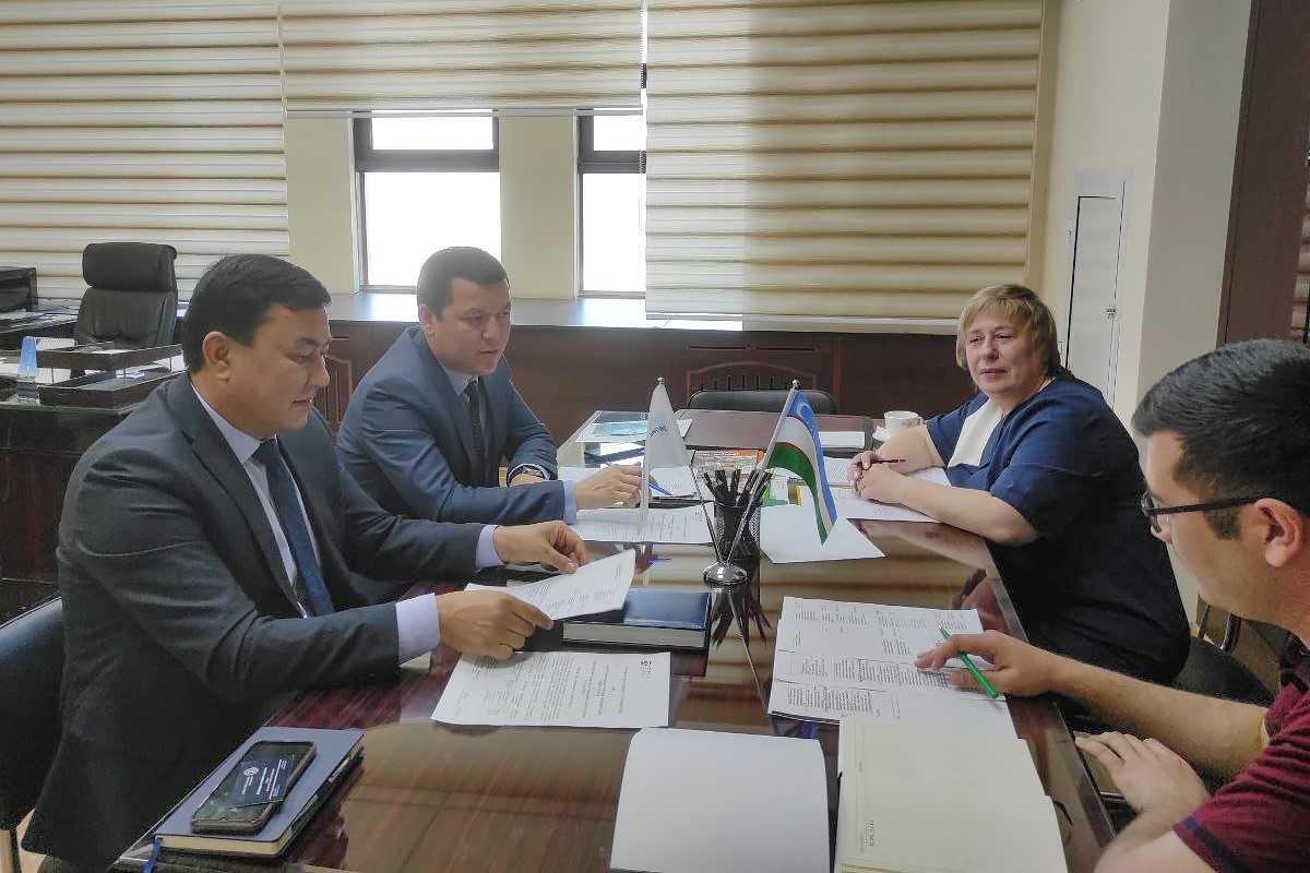 Negotiations between representatives of SPbPU and Tashkent State University of Economics 