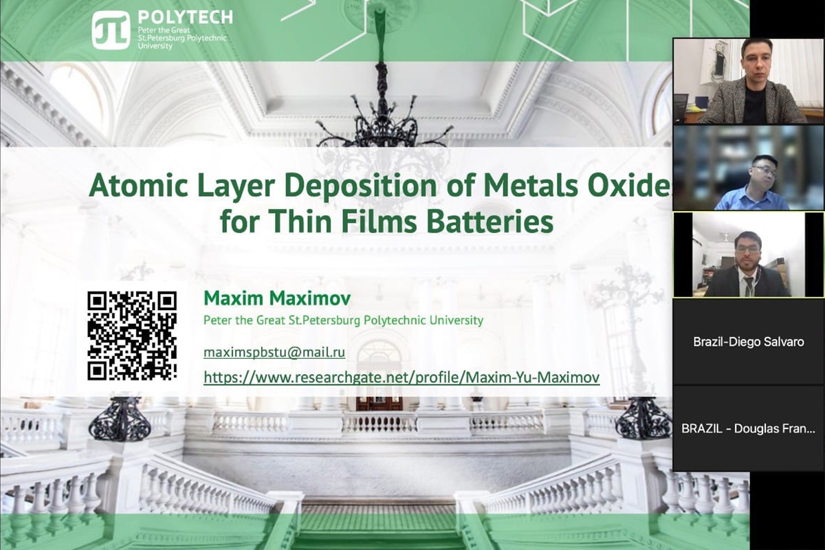 Associate Professor Maksim Maksimov told about the application of molecular layering in thin-film lithium current sources 