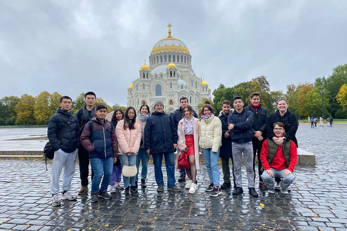 International students from SPbPU visited Kronstadt