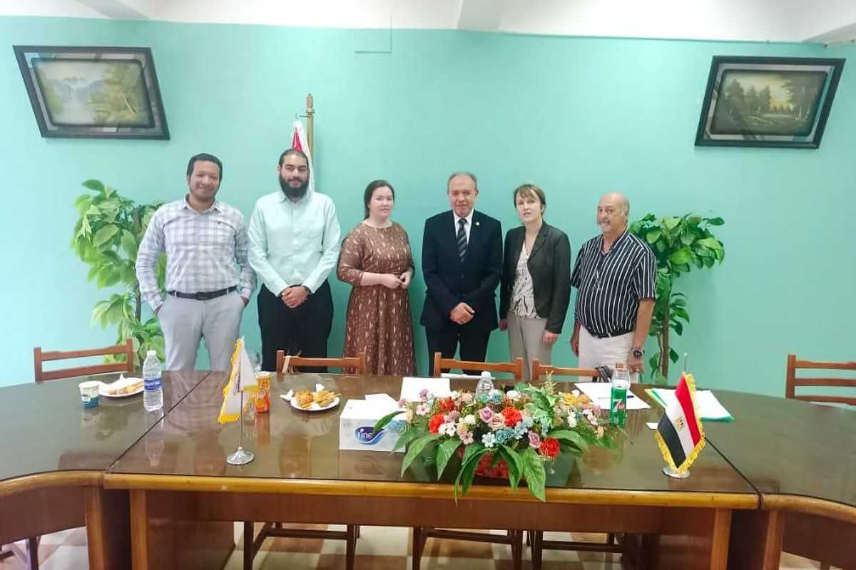SPbPU representatives visited the Tabbin Institute of Metallurgical Studies in Egypt