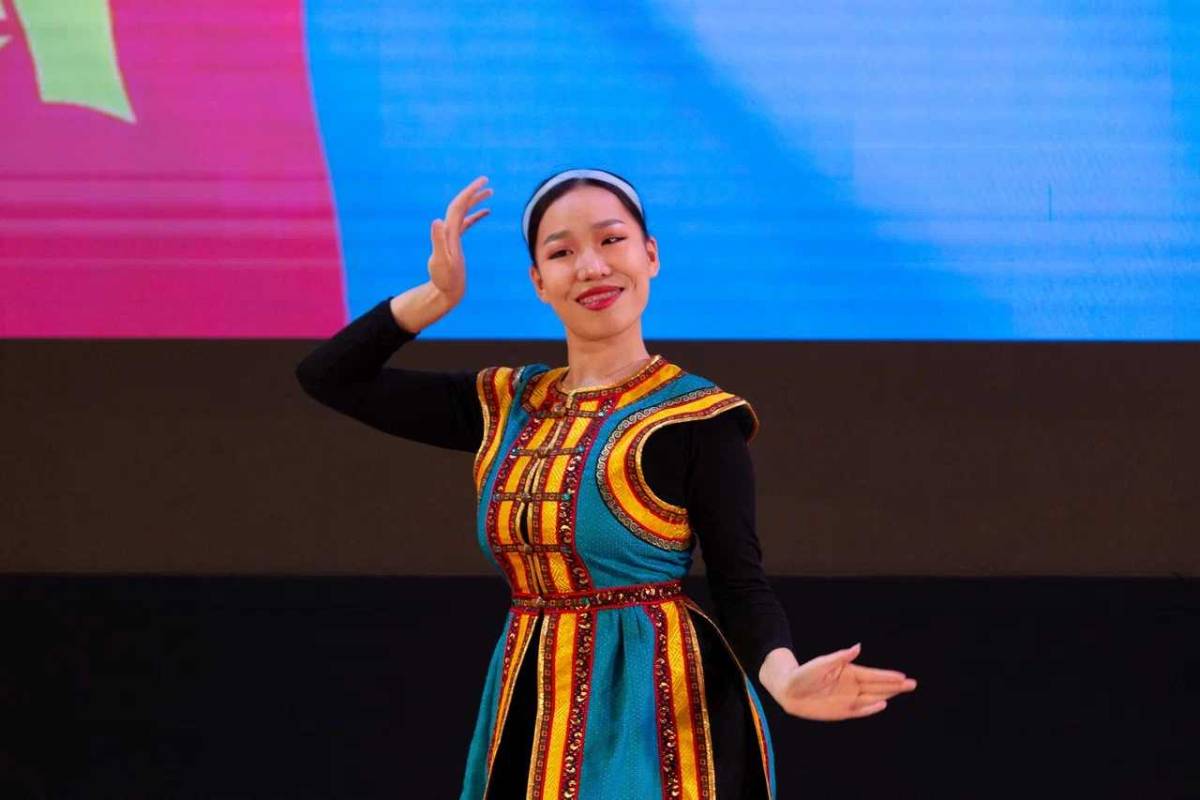 Erdenebayar Enkhsaruul, student of SPbPU, won the first prize in the Dance nomination. 