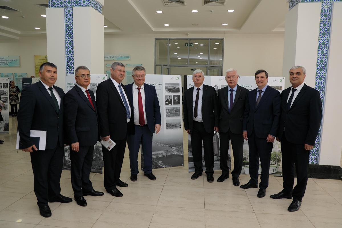 Opening of SPbPU exhibition at Tashkent State University