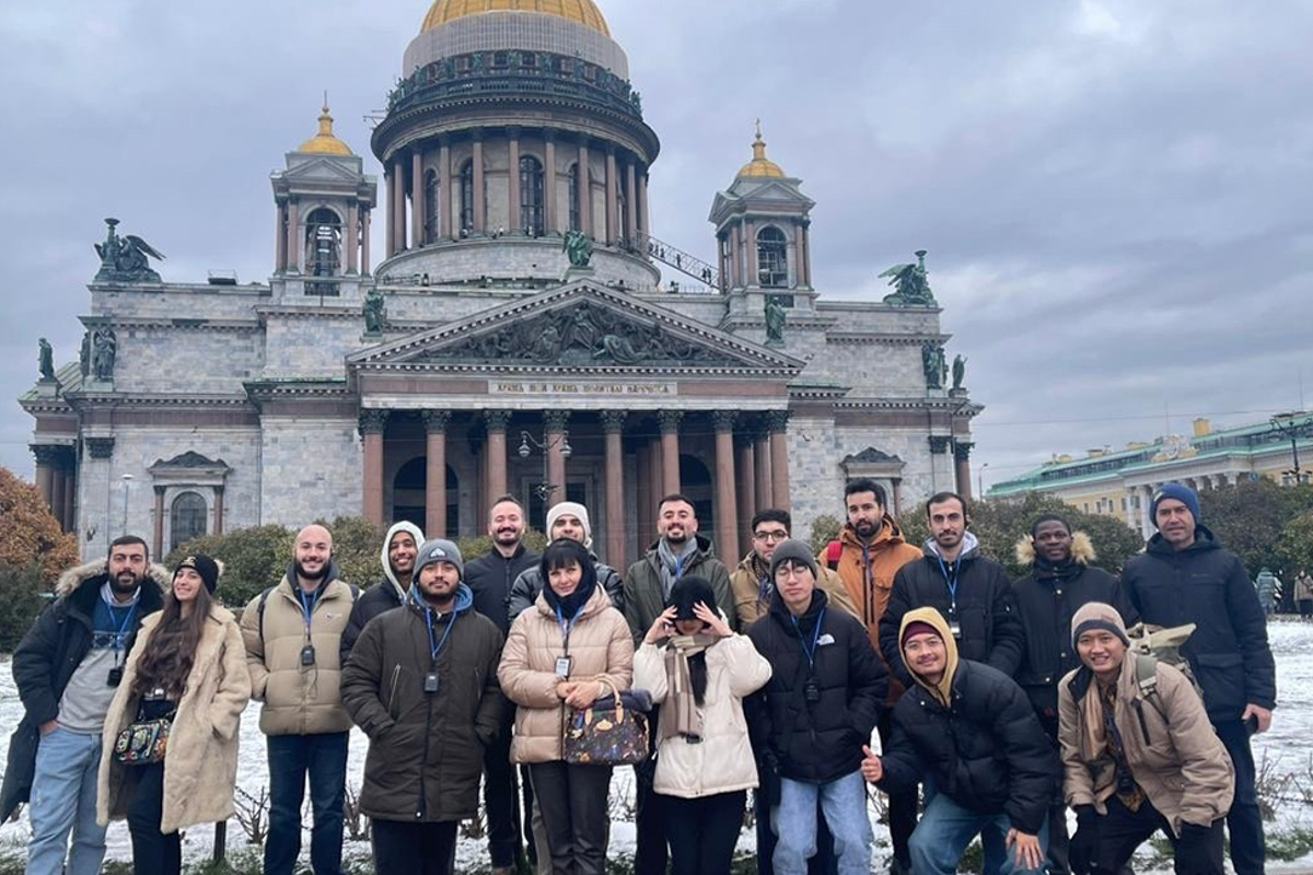 International students of SPbPU immersed themselves in the history of St. Petersburg 