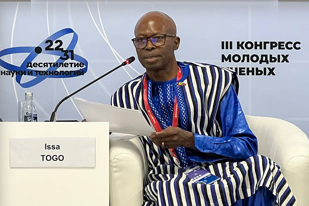 Issa Togo, associate professor at the Graduate School of Hydraulic and Energy Engineering Issa Togo, associate professor at the Graduate School of Hydraulic and Energy Engineering