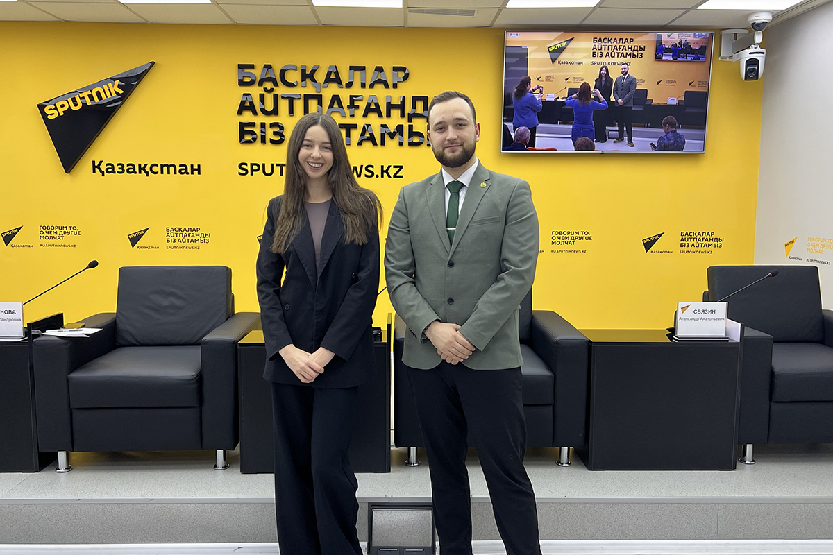 Our employees took part in the press conference “Sputnik. Kazakhstan”