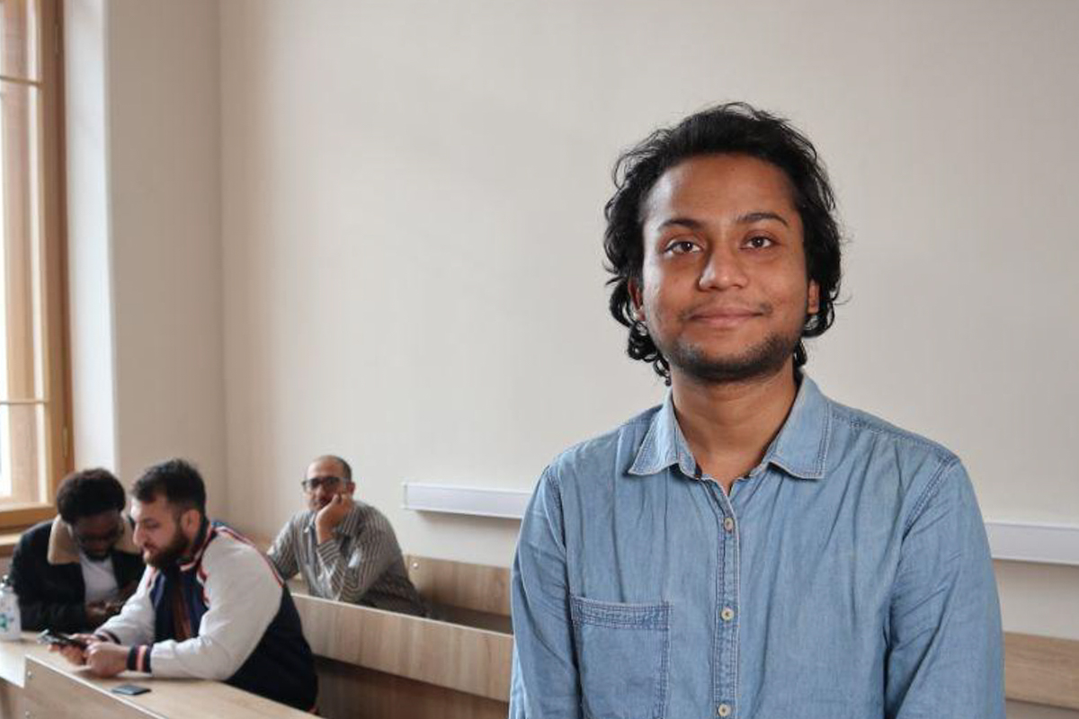 Atish Chanda is a master's student at the Institute of Energy