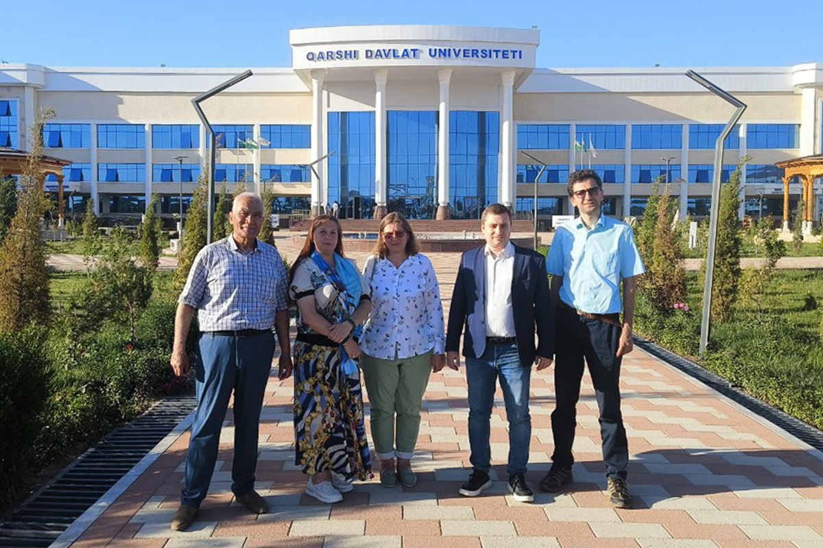 Visit to Karshi State University Visit to Karshi State University