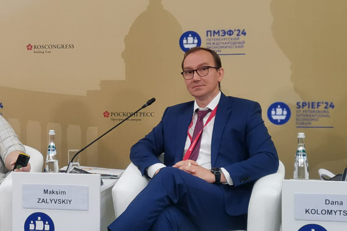 Maxim Zalyvsky presented SPbPU activities within RAFU 