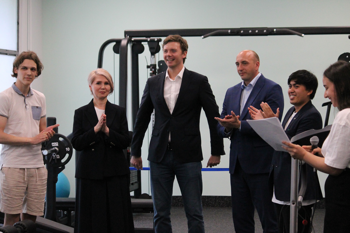 A new gym was opened in the SPbPU dormitory