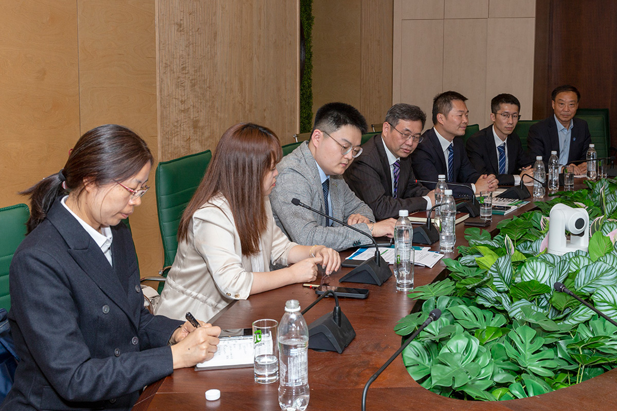Chinese colleagues at the meeting at SPbPU Chinese colleagues at the meeting at SPbPU