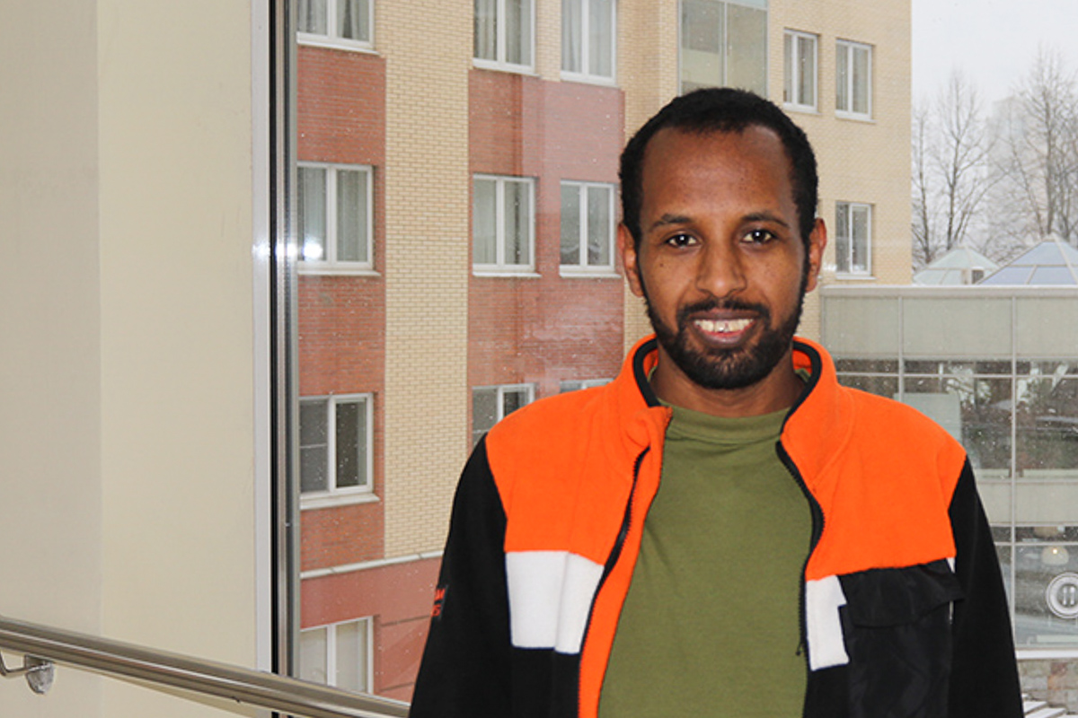 Ethiopian Master’s degree student Yared Dejene Jifar Ethiopian Master’s degree student Yared Dejene Jifar