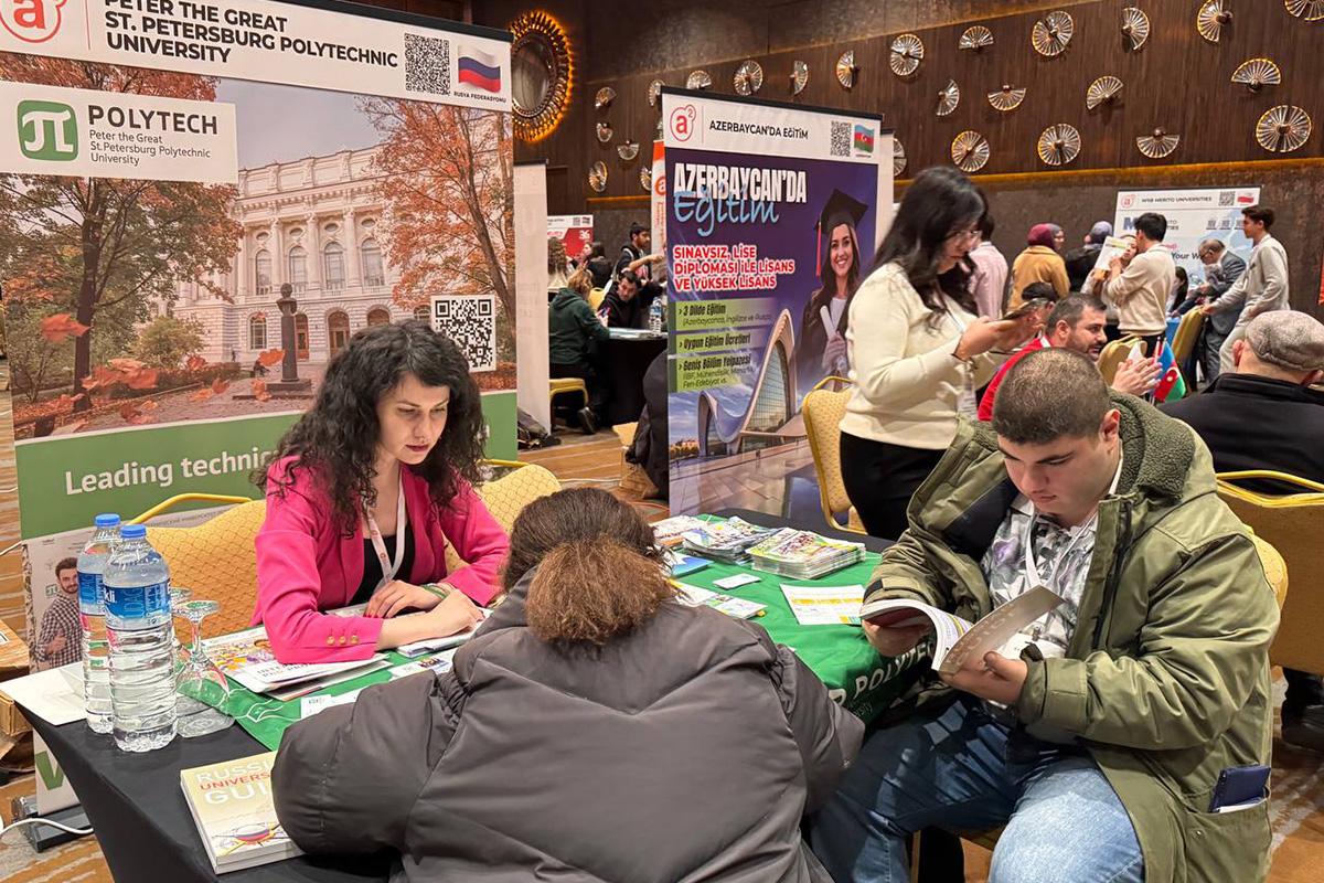 The visitors were particularly interested in the educational programs of SPbPU in English The visitors were particularly interested in the educational programs of SPbPU in English