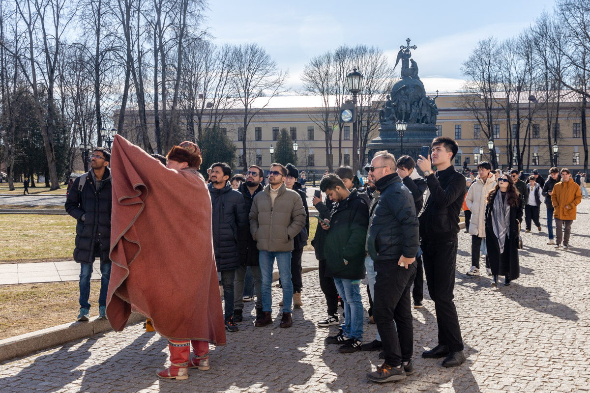 At the Millennium of Russia Monument At the Millennium of Russia Monument