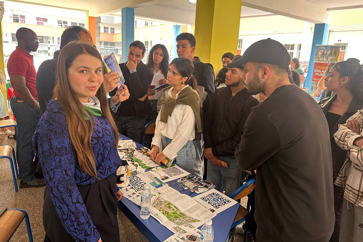 Students from Moroccan schools learned about promising areas of training Students from Moroccan schools learned about promising areas of training