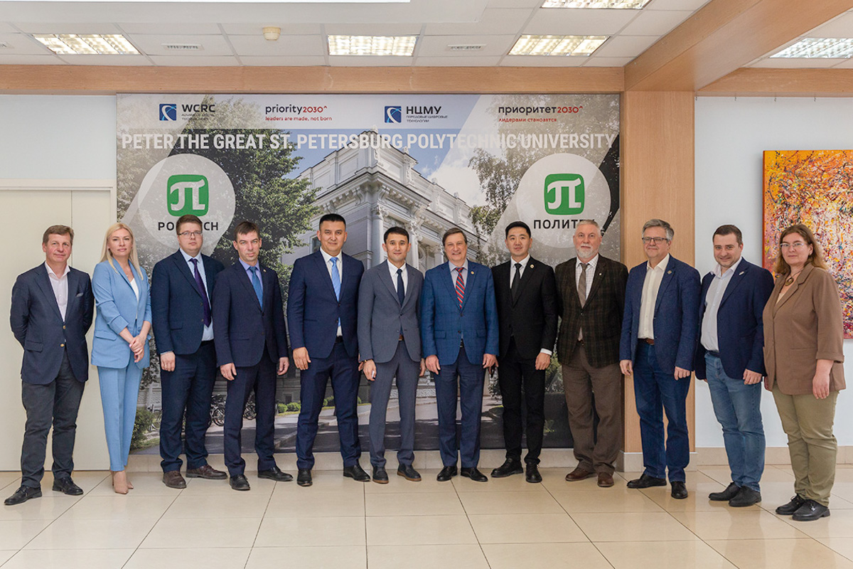 Delegation of Salymbekov University visited Polytechnic University Delegation of Salymbekov University visited Polytechnic University