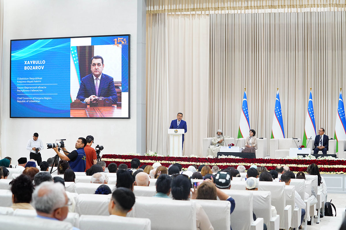 The Conference was opened by Khokim of Fergana region Khairullo Bozarov The Conference was opened by Khokim of Fergana region Khairullo Bozarov