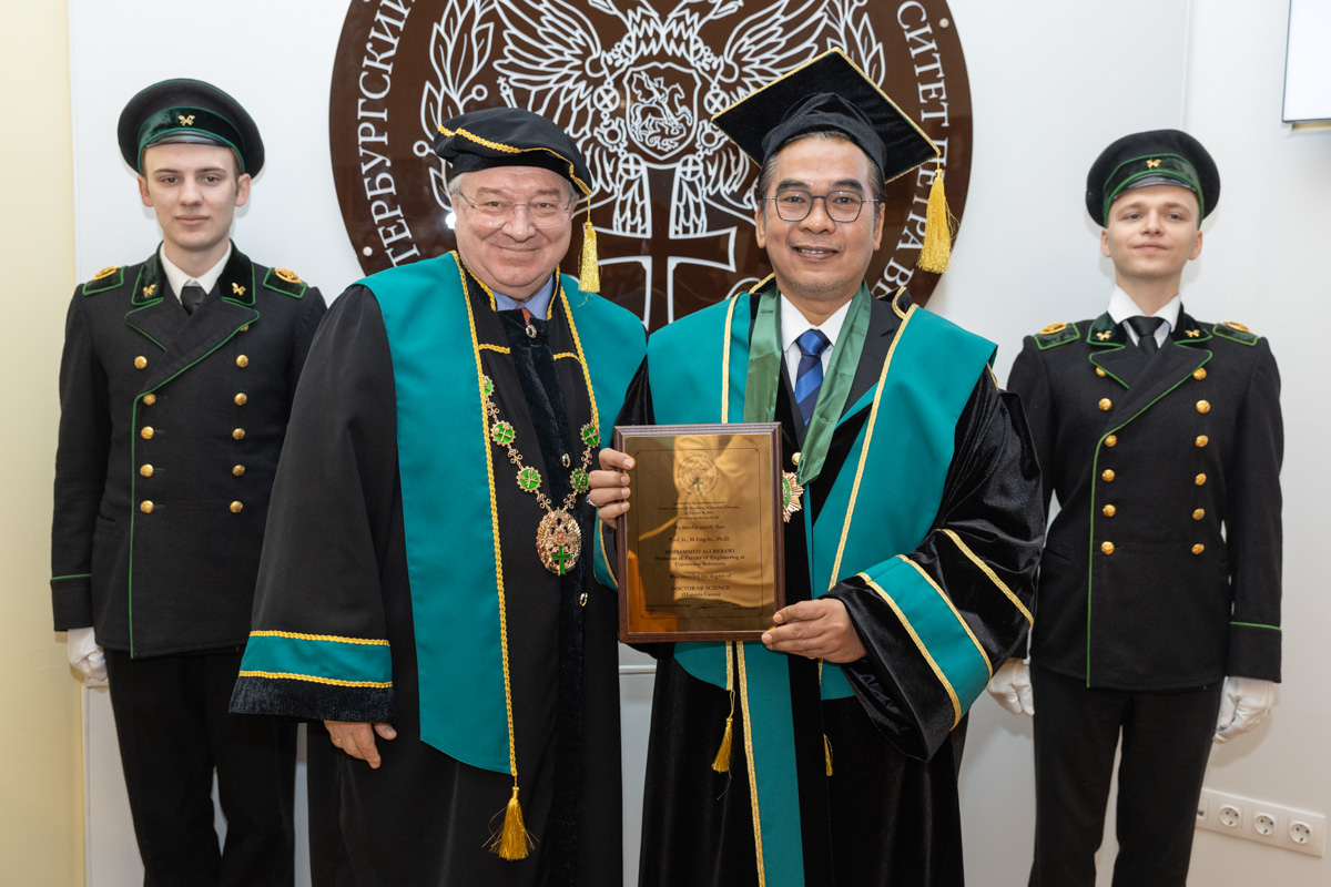 Professor Mohammed Ali Berawi became an Honorary Doctor of SPbPU Professor Mohammed Ali Berawi became an Honorary Doctor of SPbPU