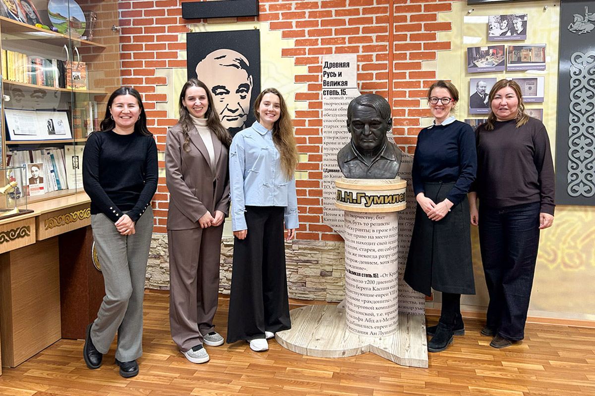 At the L.N. Gumilyov Eurasian National University in Astana