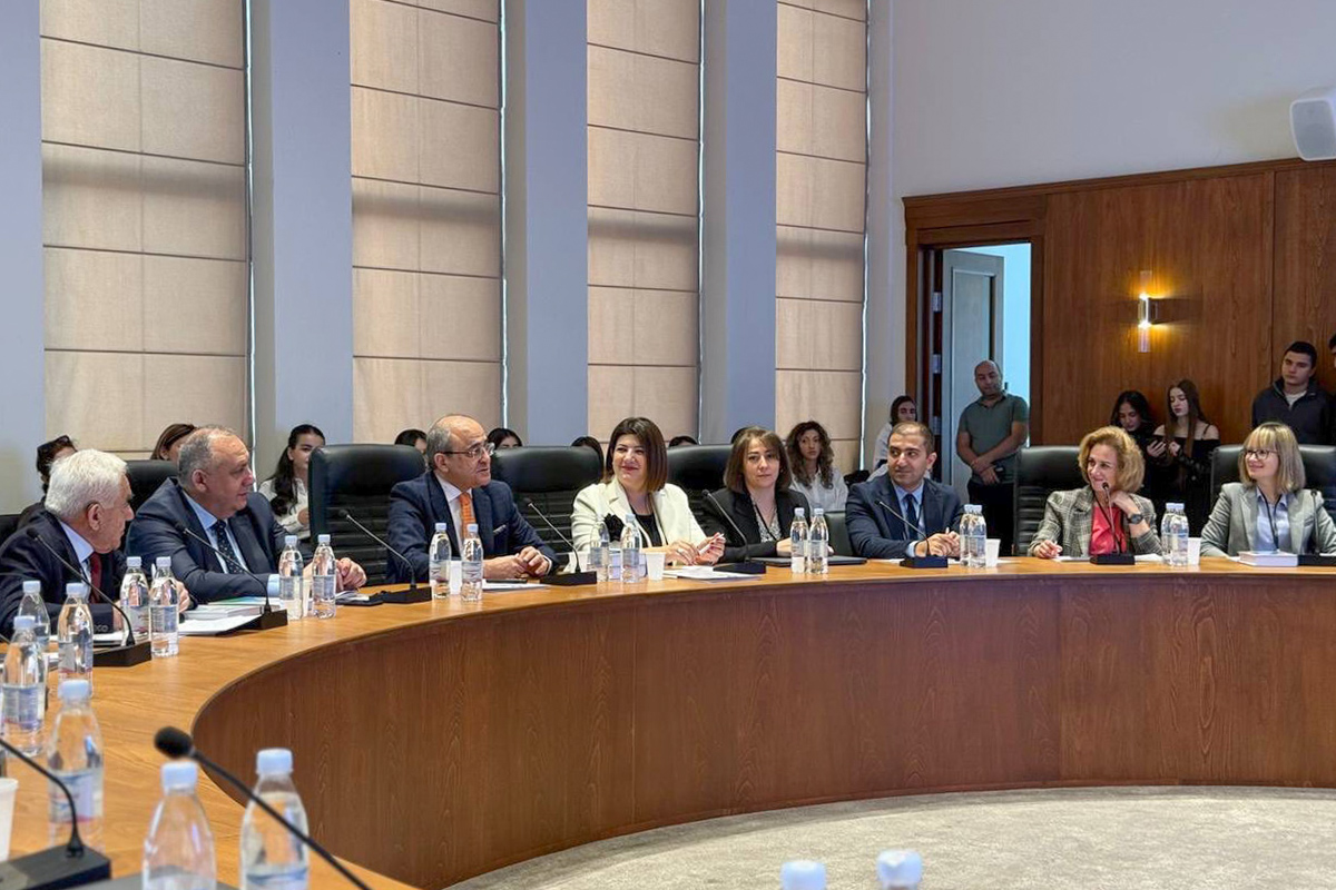 The plenary session was opened by the Rector of RAU, Professor Edward Sandoyan 