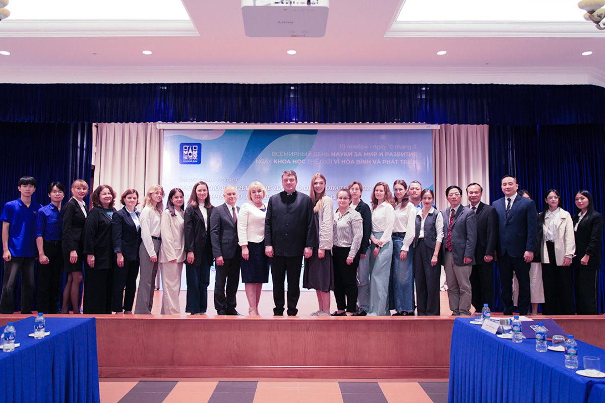 Participants of the exhibition “Russian Universities − The Best Choice” 