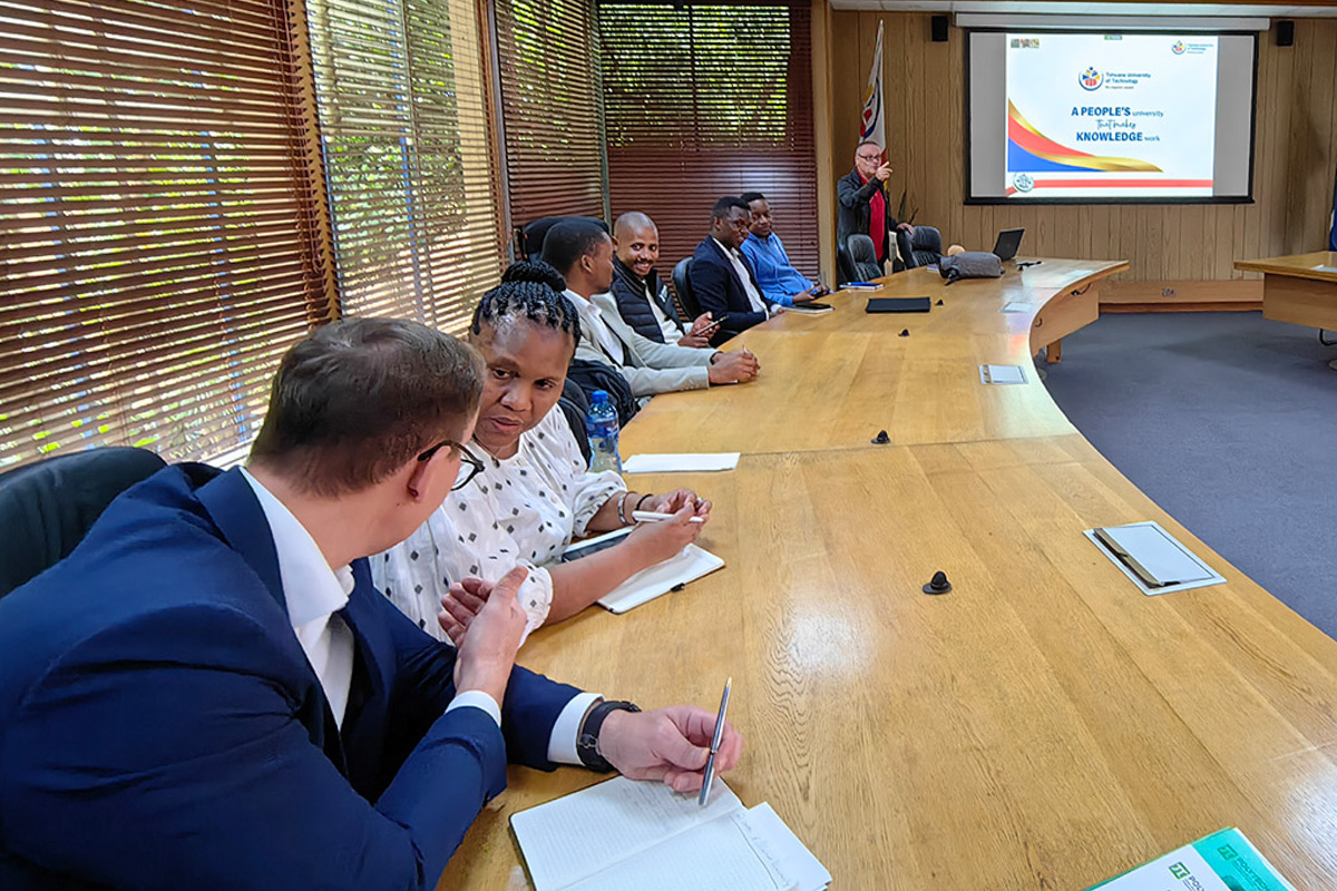 Meeting at the South African Agency for Technological Innovation 