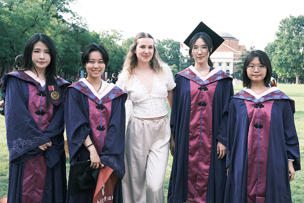 Anastasia became friends with people from different countries