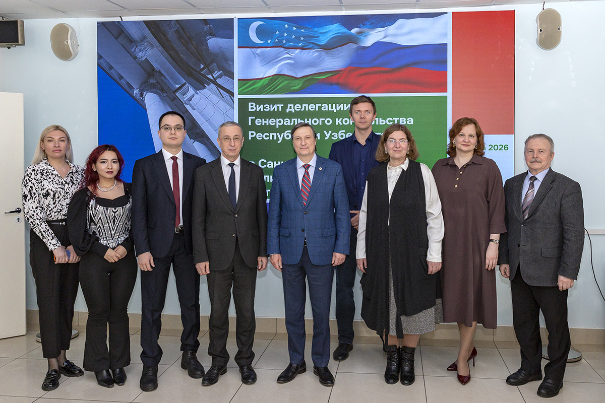 A delegation of the Consulate General of Uzbekistan visited Polytechnic University 