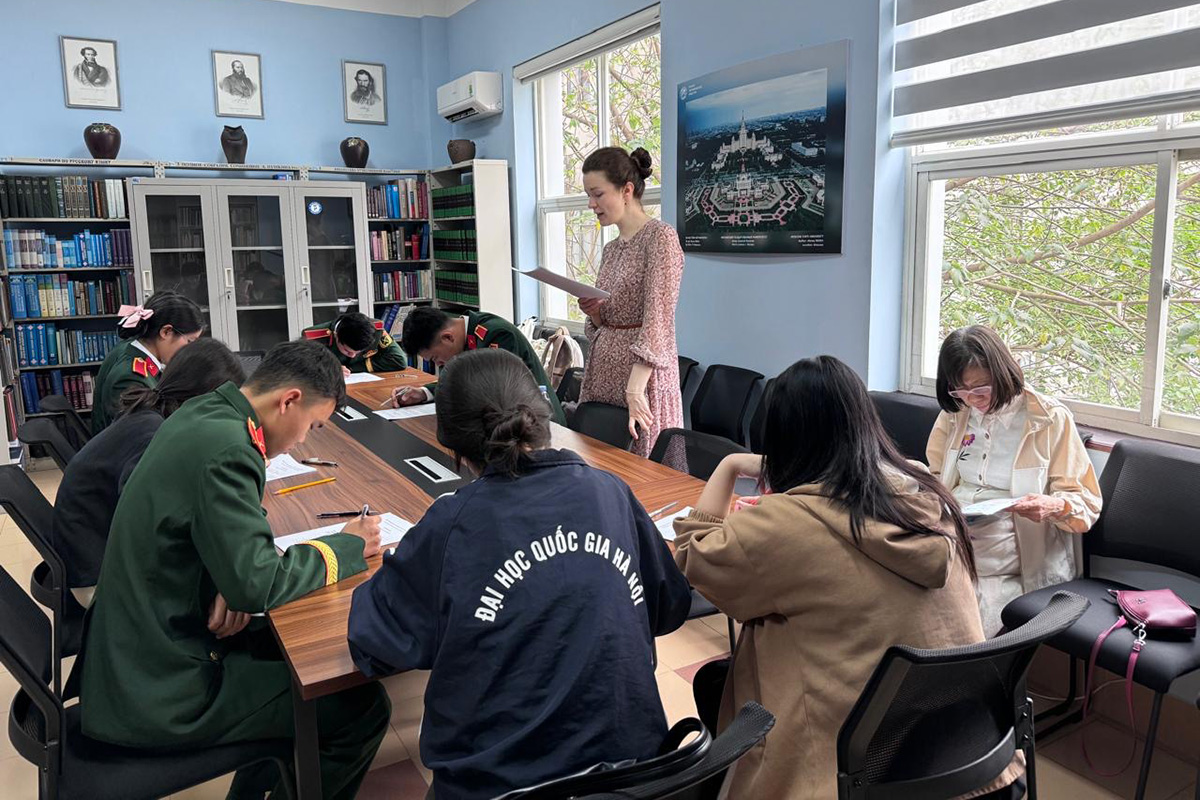 SPbPU participated in the work of the jury for the Russian Language Olympiad for schoolchildren and students 