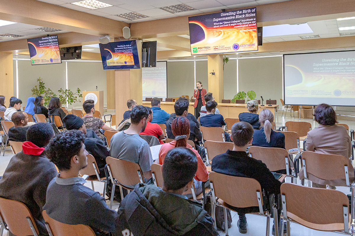 Marco Antonio Centurion's lecture transformed the most complex physical concepts into an exciting intellectual adventure. 